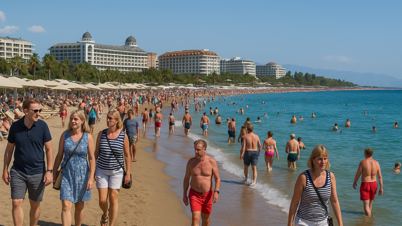 Almanya ve Hollanda’dan Antalya’ya turist akını: 9 ayda 3 milyonun üzerinde ziyaretçi