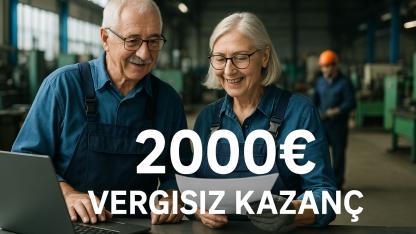 Almanya’dan büyük hamle: Çalışan emeklilere ayda 2 bin euro vergi muafiyeti!