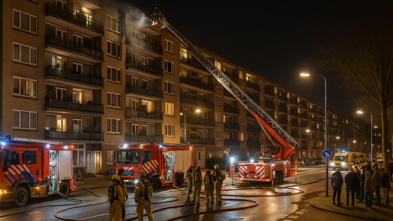 Amsterdam’da Apartman Yangını: 1 Kişi Hayatını Kaybetti, 90 Kişi Tahliye Edildi