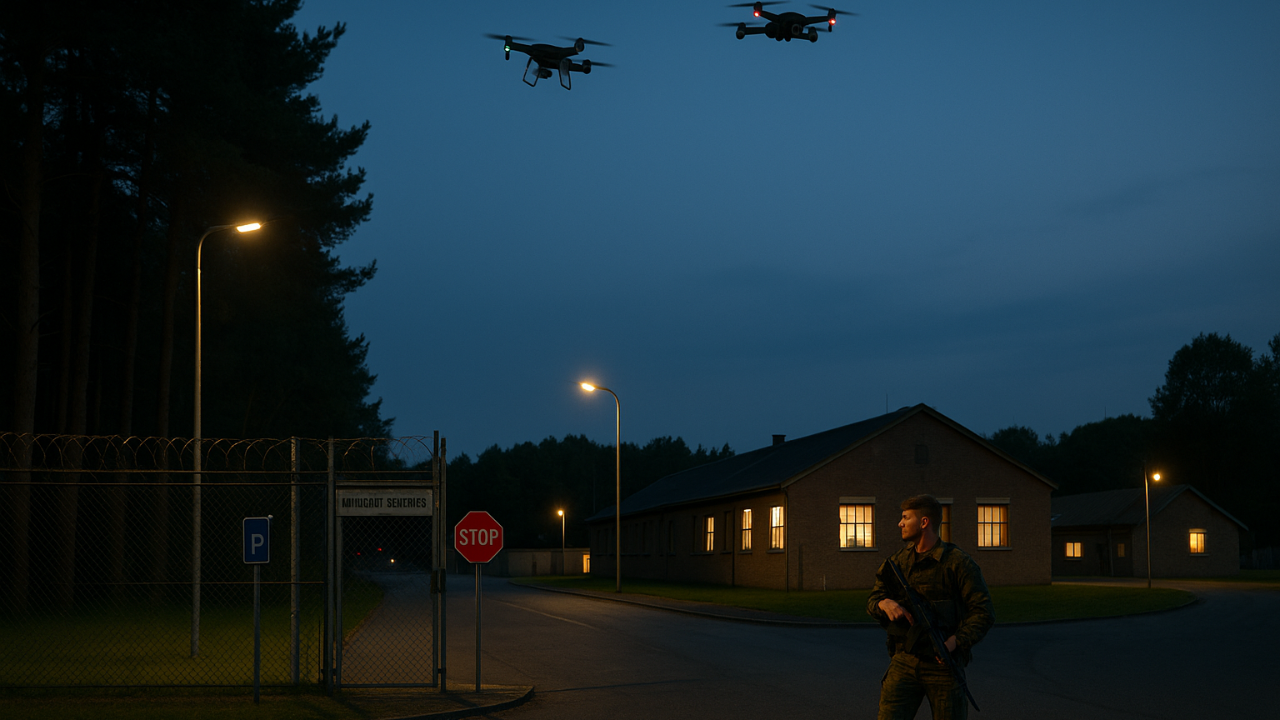 Belçika Askerî Üssü Üzerinde Tanımlanamayan Dronelar: “Amatörlerin İşi Değil”