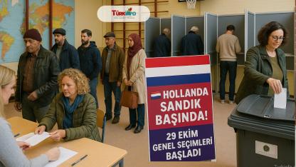 Hollanda Sandık Başında: 29 Ekim Genel Seçimleri İçin Oy Verme İşlemi Başladı