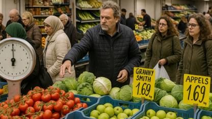 Hollanda'da Enflasyon Ekim Ayında Hafif Gerileyerek Yüzde 3,1'e Düştü