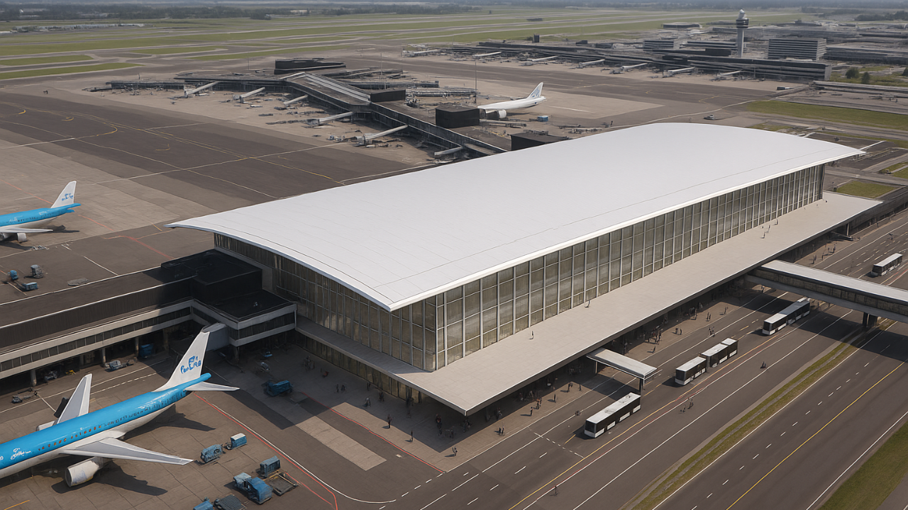 Amsterdam Schiphol Havalimanı’ndan 10 Milyar Euroluk Dev Yatırım: Yeni Terminal Geliyor