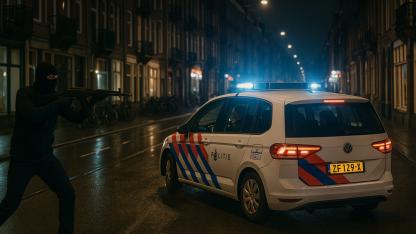 Amsterdam’da Maskeli Saldırgan Polisleri Pusuya Düşürdü: Polisler Son Anda Kurtuldu!