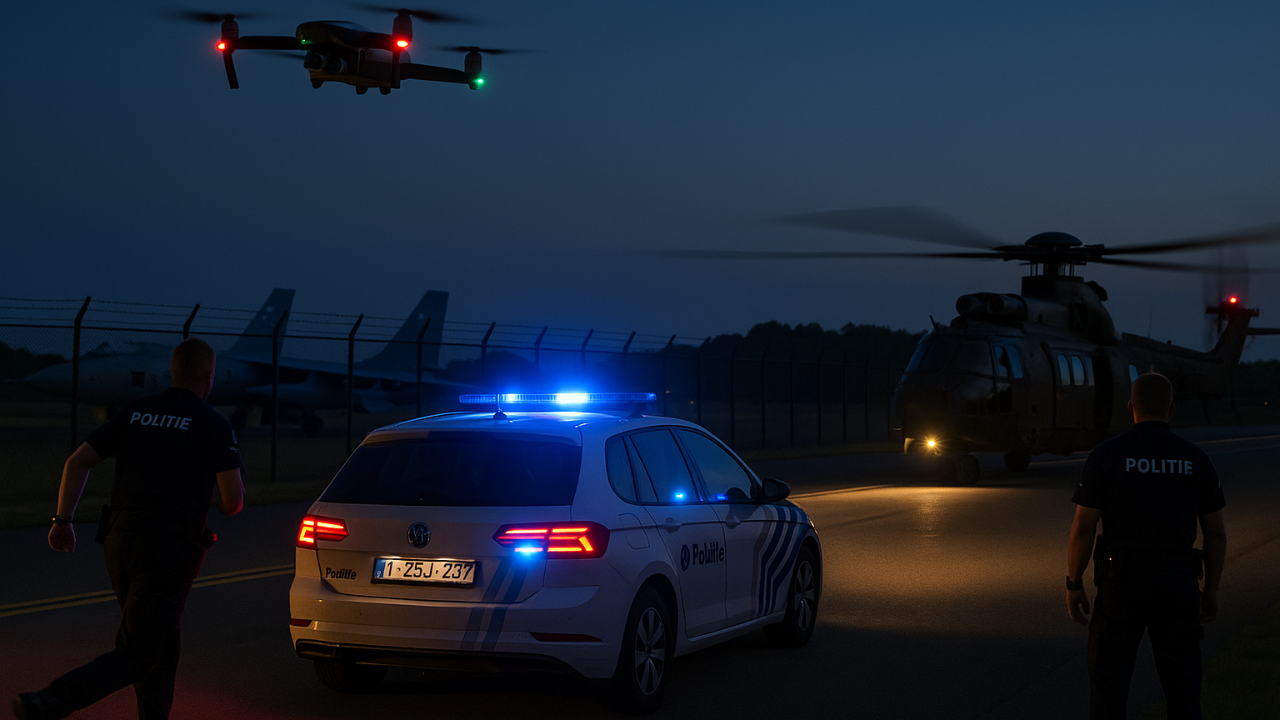 Belçika Hava Kuvvetleri Üssü Yakınlarında Yeniden Drone Görüldü: Hafta Sonu Üçüncü Kez