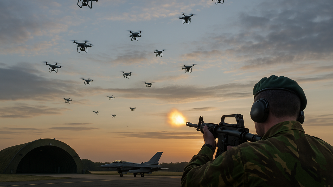 Drone Kabusu Hollanda’ya Sıçradı: Askeri Üsten Sonra Eindhoven Havalimanı da Etkilendi