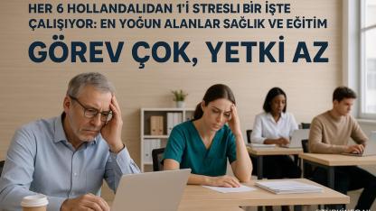 Her 6 Hollandalıdan 1’i Stresli Bir İşte Çalışıyor: En Yoğun Alanlar Sağlık ve Eğitim