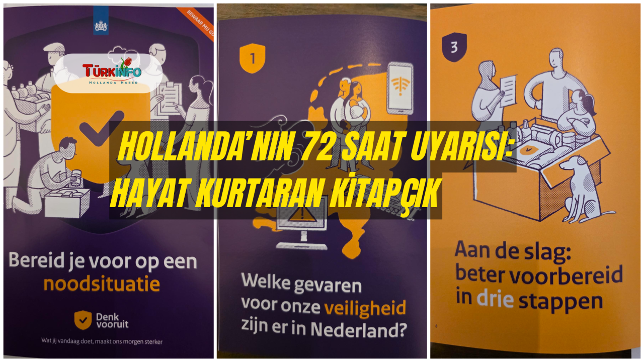 Hollanda Hükümeti 8,5 Milyon Haneye Acil Durum Kitapçığı Gönderiyor: İlk 72 Saat Planı Açıklandı
