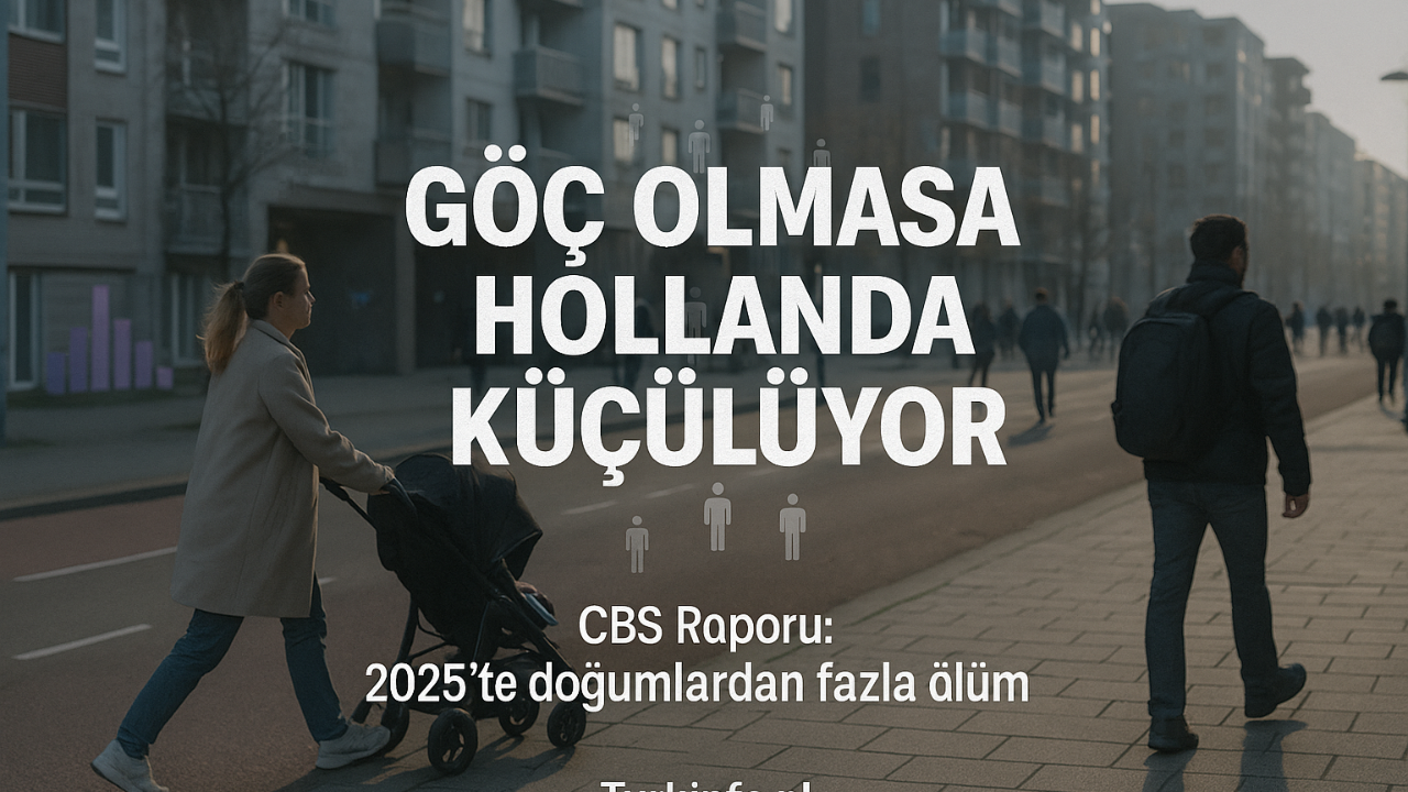 Hollanda’da nüfus artışı yavaşladı: Göç azaldı, ölümler doğumları geçti