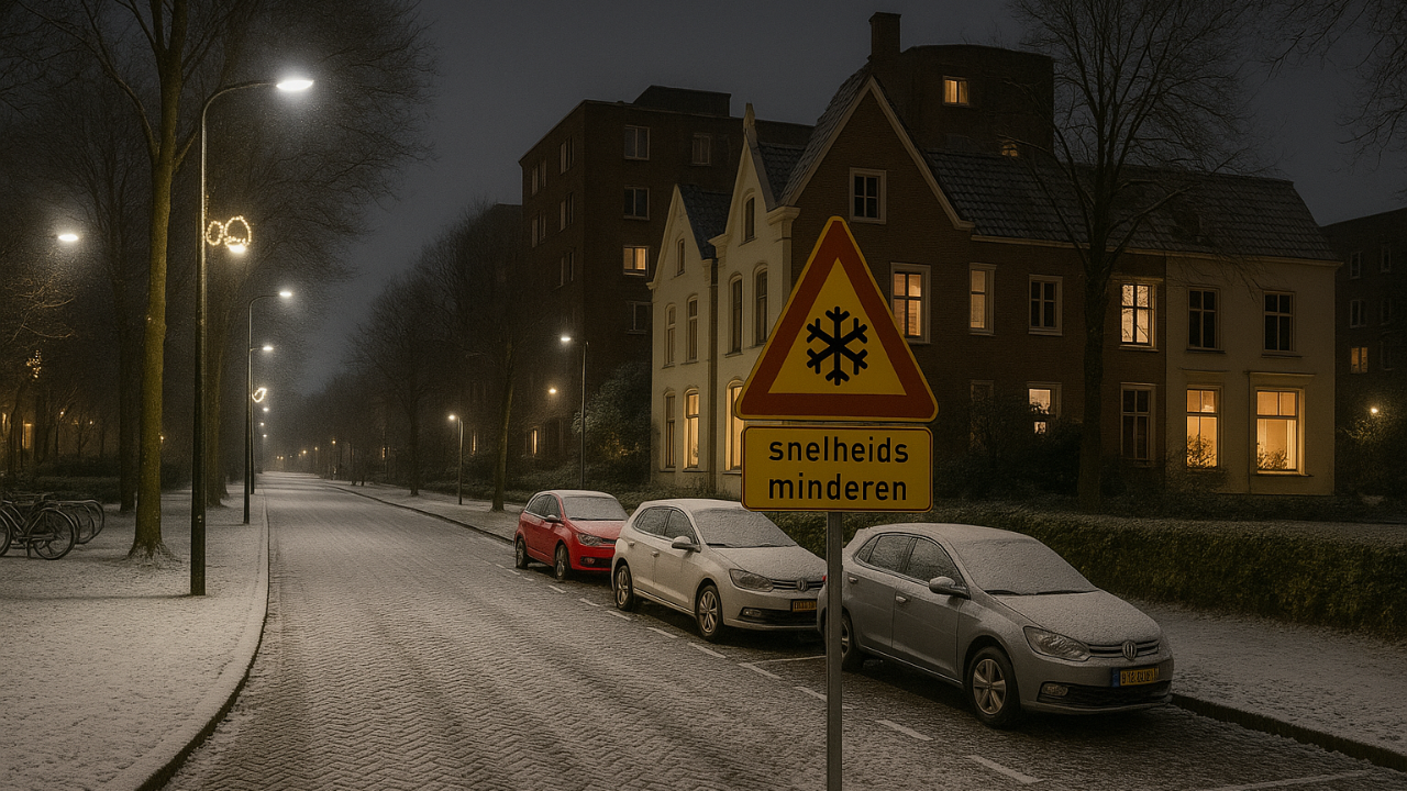 Hollanda’da Yılın İlk Karı: Ülke Genelinde Sarı Uyarı Verildi