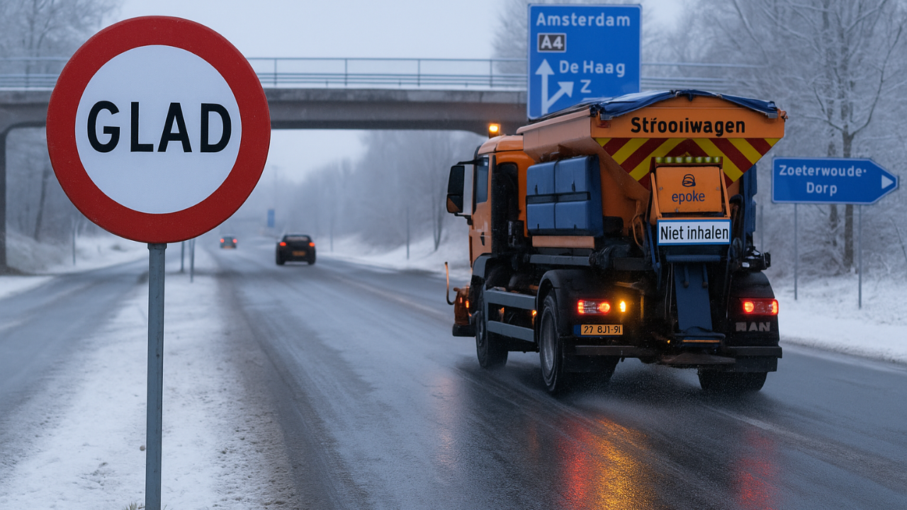 Hollanda&#039;nın Büyük Bölümünde Buzlanma Uyarısı: 9 Eyalette Sarı Kod
