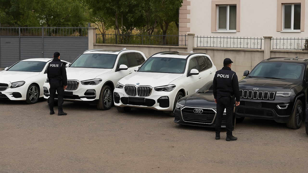 Avrupa’da Çalınan Lüks Araçlar Tunceli’de Ele Geçirildi