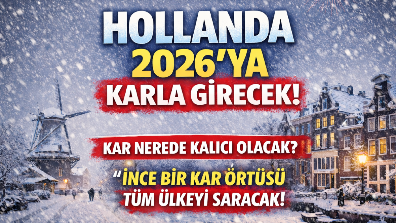 Hollanda 2026’ya karla giriyor: “Asıl soru, kar yerde kalacak mı?”