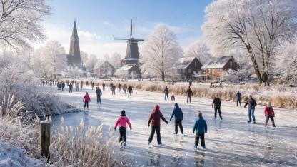 Hollanda 31 Yılın En Soğuk Noelini Yaşıyor