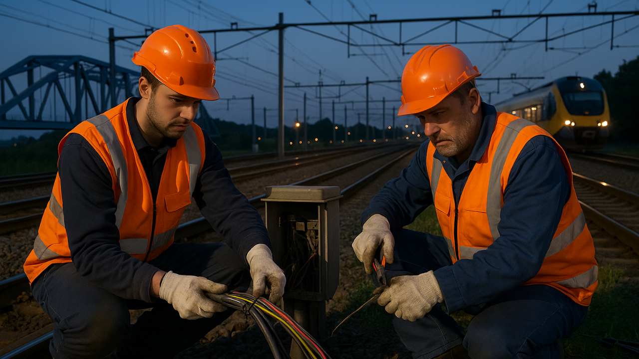 Hollanda Demiryollarında Bakır Hırsızlığı Krizi Büyüyor