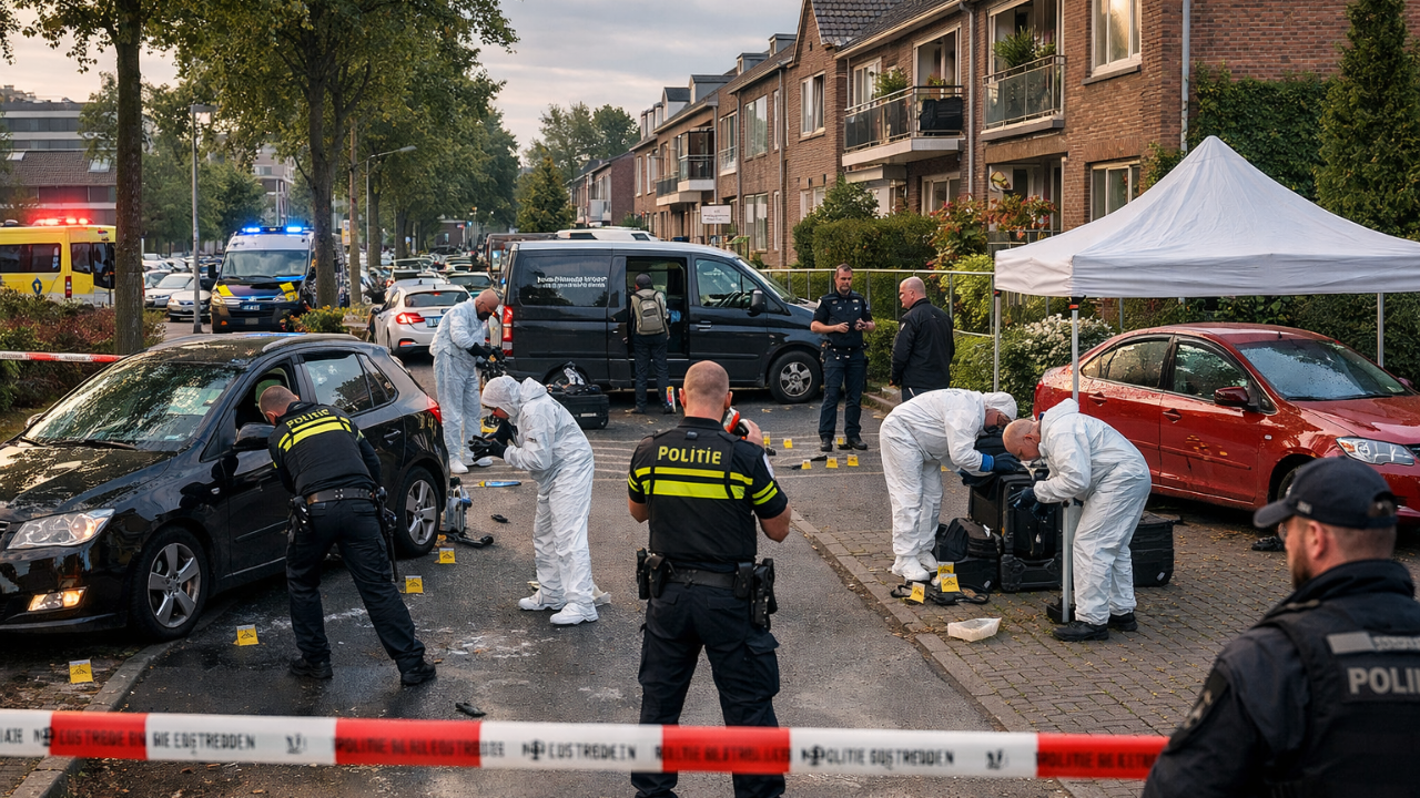 Hollanda Oosterhout’taki Çifte Silahlı Saldırıda 3 Kişi Öldü, Hedef ve Neden Belirsiz