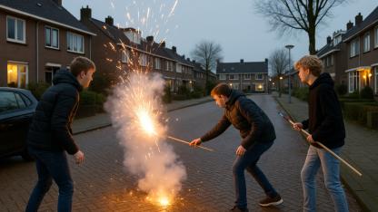 Hollanda’da Havai Fişek Kazası: Üç Çocuk Yaralandı