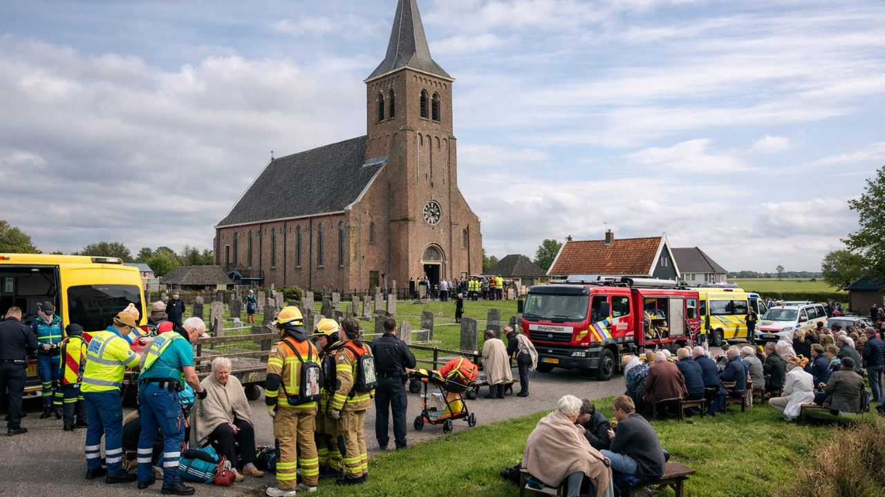 Hollanda’da Kilisede Cenaze Töreni Sırasında 11 Kişi Rahatsızlandı