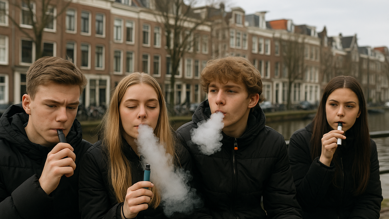 Hollanda’da Vape Krizi Büyüyor: Gençlerde Hastane Başvuruları İkiye Katlandı