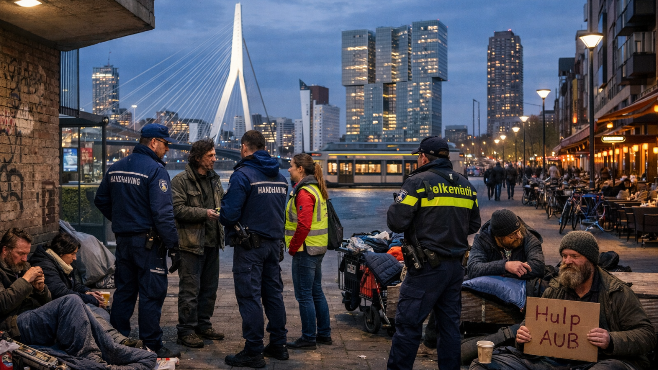 Rotterdam’da Rahatsızlık Yaratan Evsizler İçin Yeni Uygulama