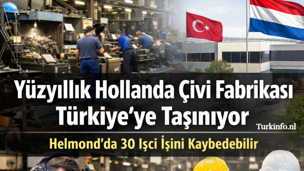 100 Yıllık Köklü Hollanda Çivi Fabrikası Türkiye’ye Taşınıyor!