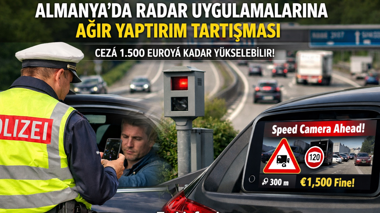 Almanya’da Radar Uygulamalarına Ağır Yaptırım Tartışması
