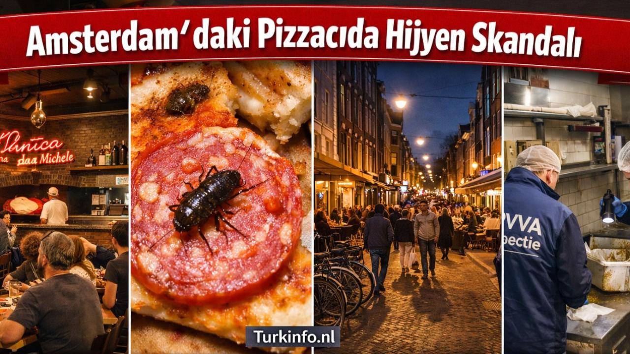 Amsterdam’daki Pizzacıda Hijyen Skandalı