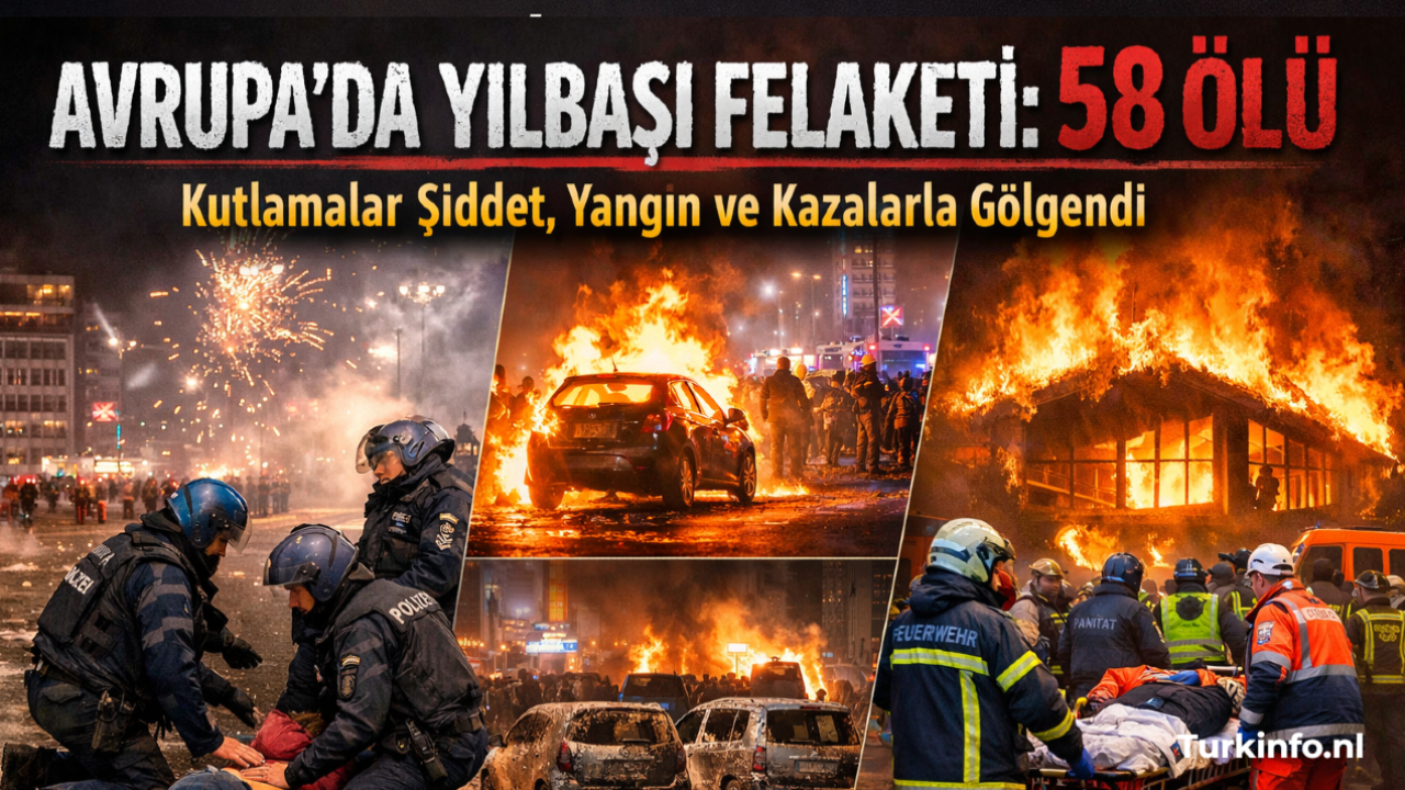 Avrupa’da Yeni Yıl Kutlamaları 58 Can Kaybıyla Sonuçlandı