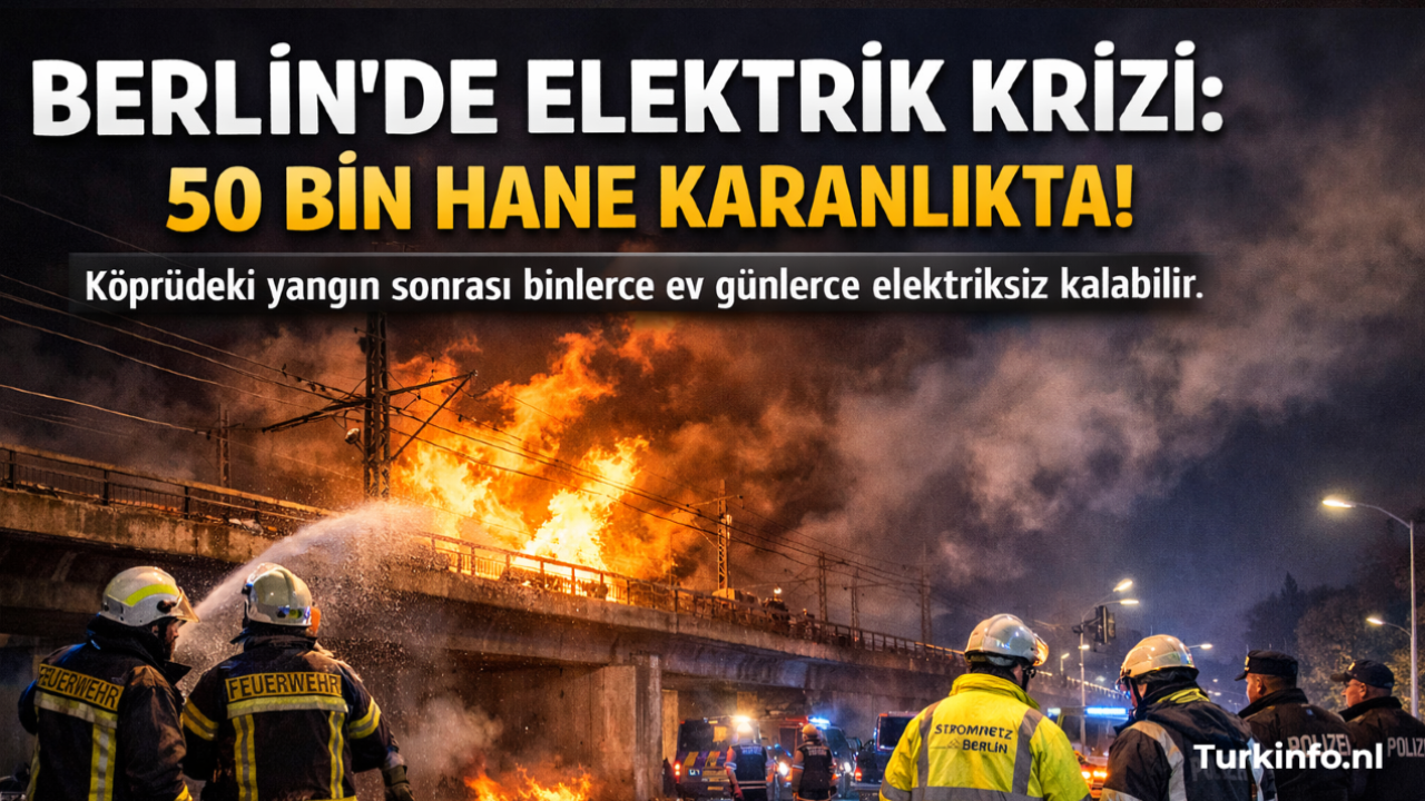 Berlin’de Elektrik Krizi: 50 Bin Hane Günlerce Karanlıkta Kalabilir
