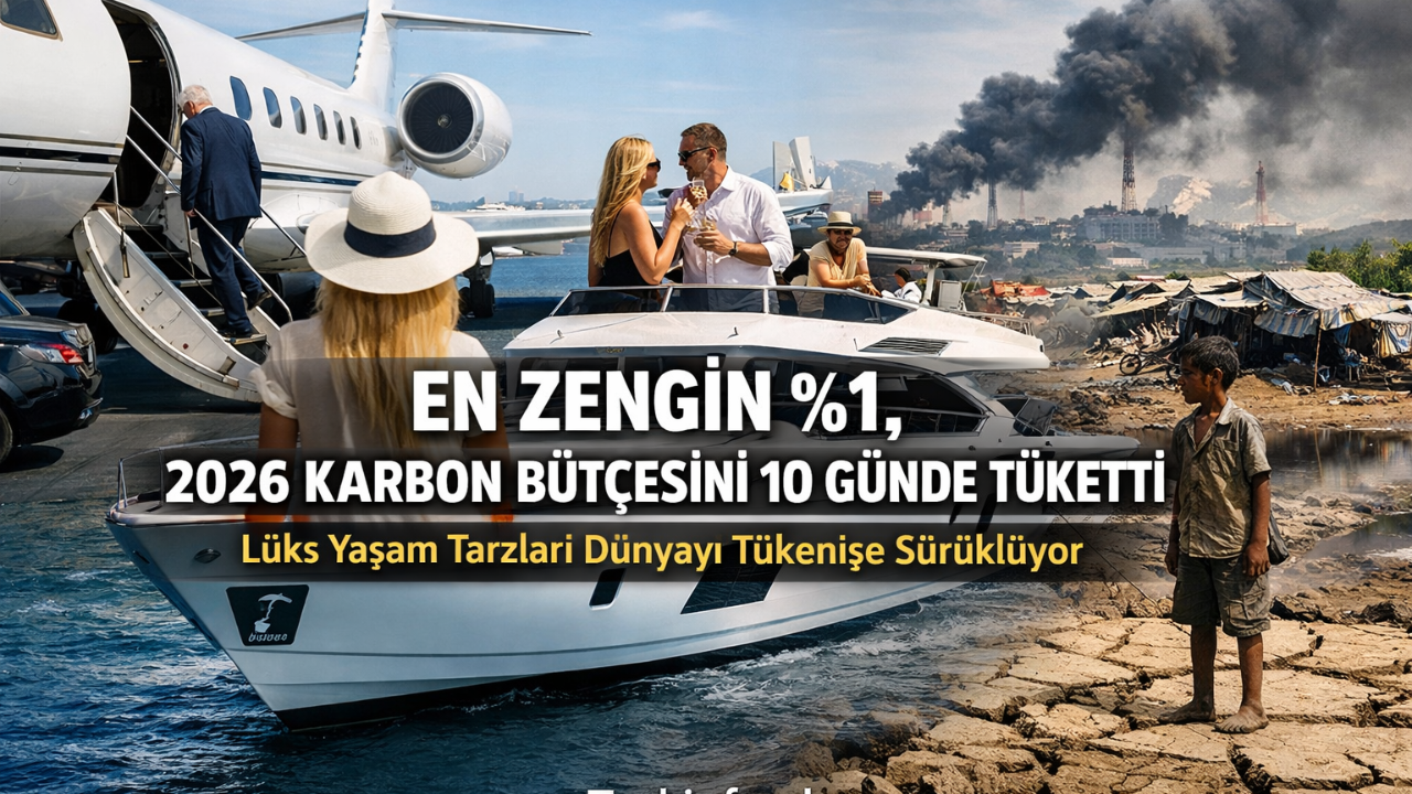 En Zengin Yüzde 1, 2026 Karbon Bütçesini 10 Günde Tüketti