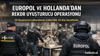 Europol ve Hollanda’dan Rekor Uyuşturucu Operasyonu