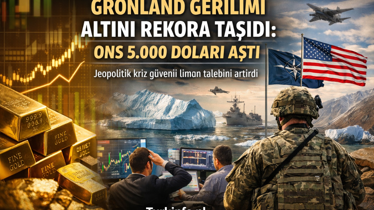 Grönland Gerilimi Altını Rekora Taşıdı: Ons 5.000 Doları Aştı