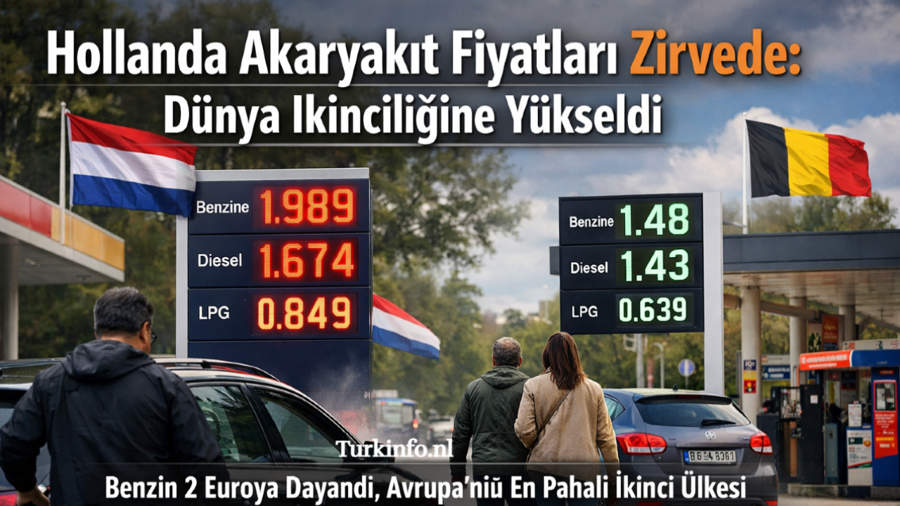 Hollanda Akaryakıt Fiyatları Zirvede: Dünya İkinciliğine Yükseldi