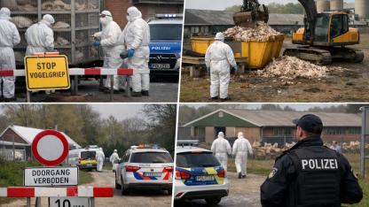 Hollanda–Almanya Sınırında Kuş Gribi Alarmı: 2 Günde 4 Yeni Vaka