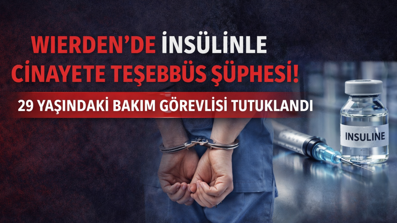 Hollanda’da Bakım Merkezinde İnsülin Skandalı: Bir Gözaltı