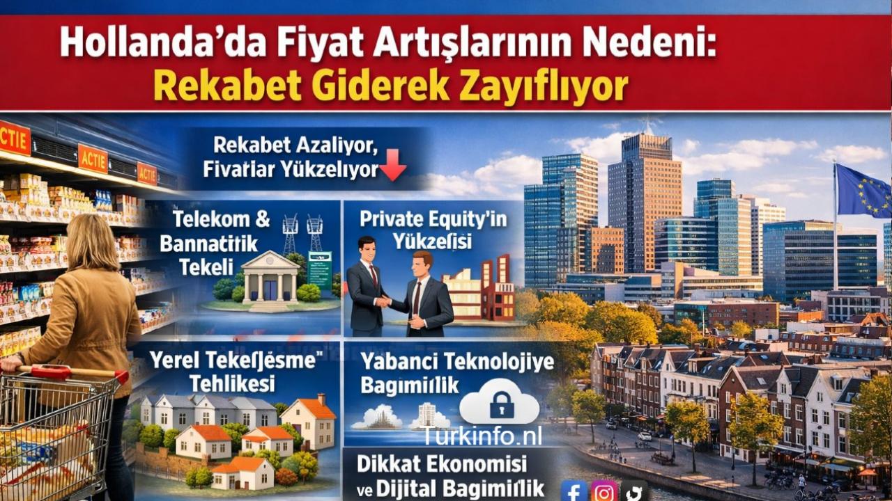 Hollanda’da Fiyat Artışlarının Nedeni: Rekabet Giderek Zayıflıyor