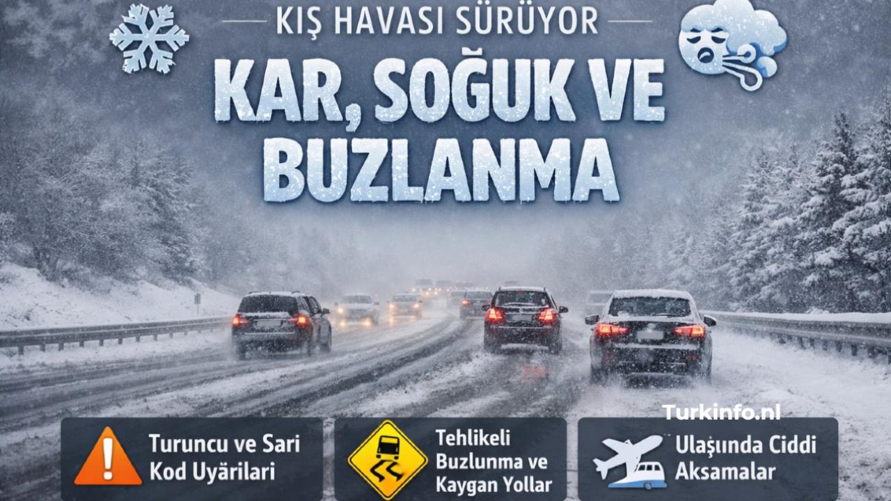 Hollanda’da Kış Etkisi Sürüyor: Goretti Fırtınası Kapıda