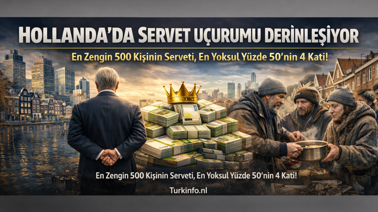 Hollanda’da Servet Uçurumu Derinleşiyor: En Zengin 500 Kişi Ülke Servetinin %9’una Sahip