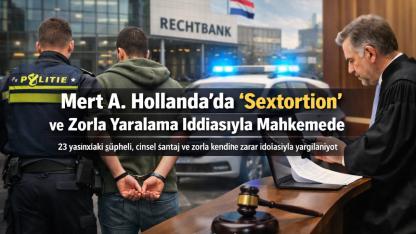 Hollanda’da Sextortion Davası: 23 Yaşındaki Mert Hakim Karşısında