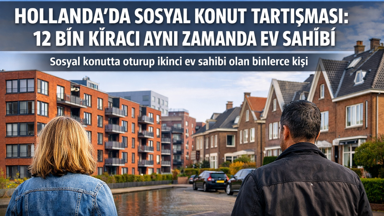 Hollanda’da Sosyal Konut Tartışması: 12 Bin Kiracı Aynı Zamanda Ev Sahibi