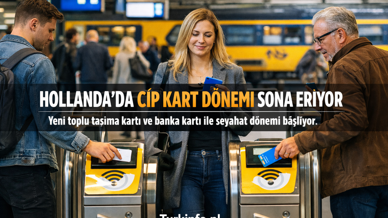Hollanda’da Toplu Taşımada Çip Kartı Dönemi Sona Eriyor