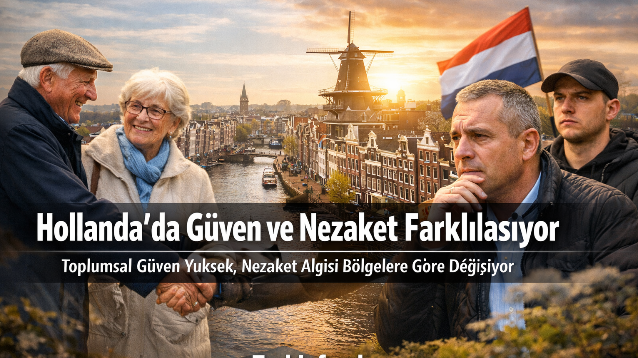 Hollanda’da Toplumsal Güven Güçlü, Nezaket Algısı Bölgelere Göre Farklılaşıyor