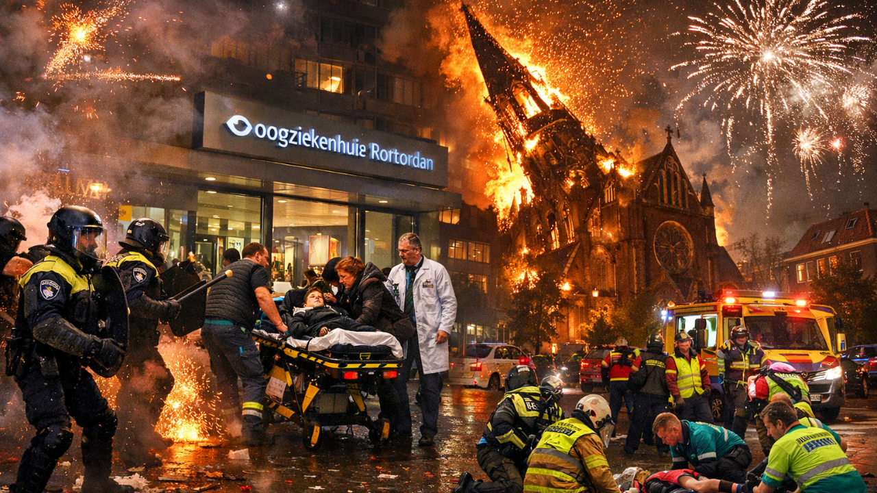 Bu yılbaşı gecesi Hollanda’da yaşananlar şok etti