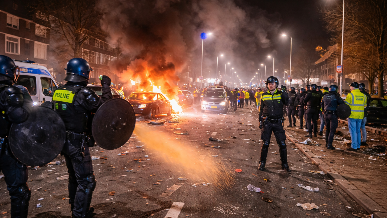 🕐 13.00 – “Şiddet Dolu” Yılbaşı Gecesi: Yaklaşık 250 Kişi Tutuklandı