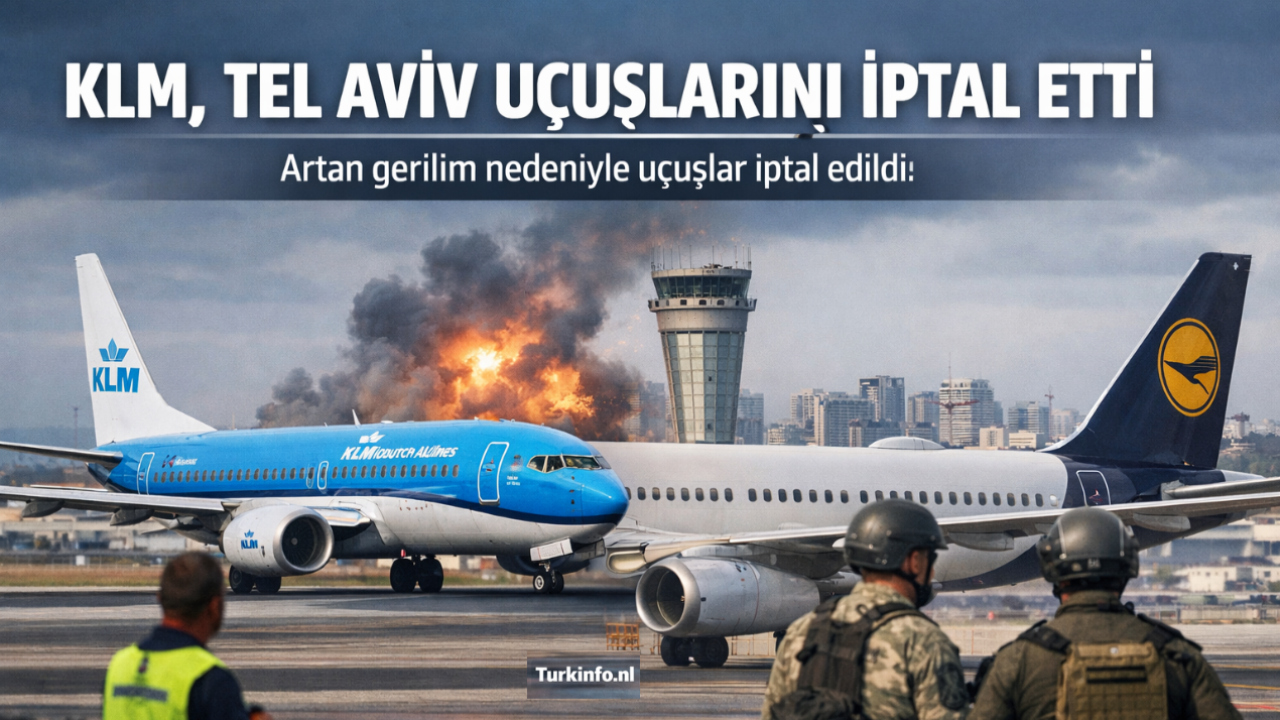 KLM, Artan Gerilim Nedeniyle Tel Aviv Uçuşlarını İptal Etti
