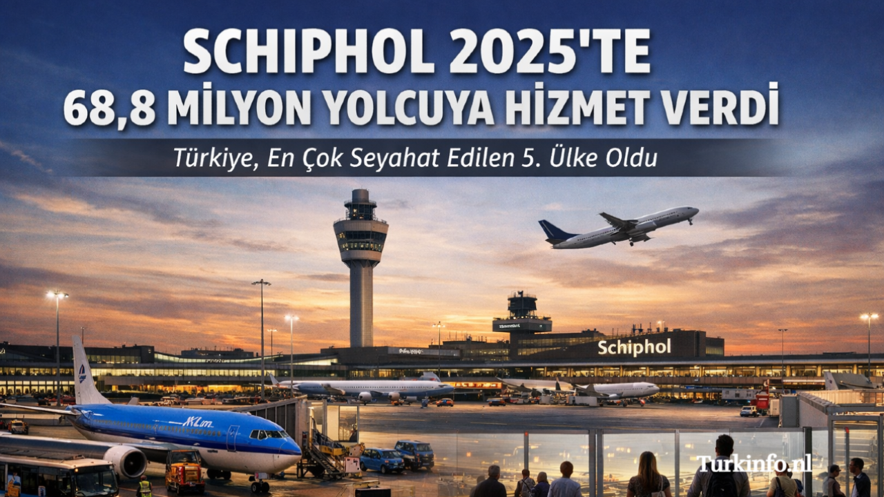 Schiphol 2025’te 68,8 Milyon Yolcuya Hizmet Verdi