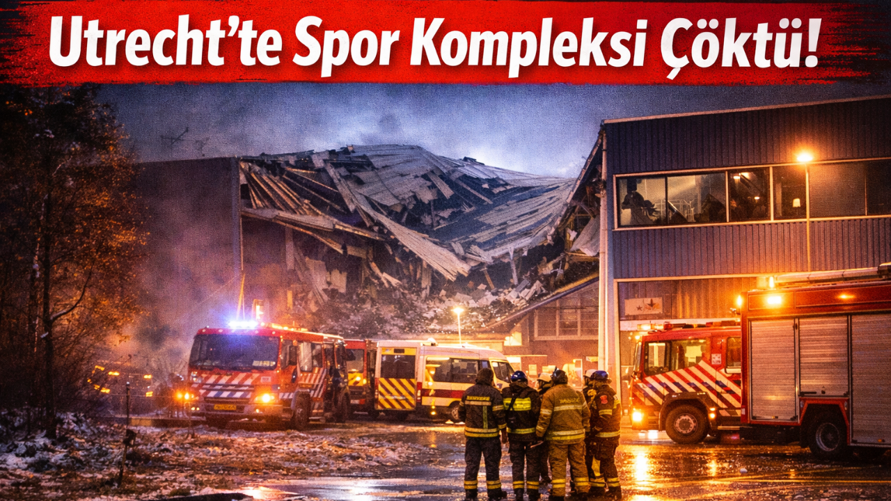Utrecht’te Spor Kompleksi Çöktü: Kurtarma Ekipleri Olası Mağdurları Araştırıyor