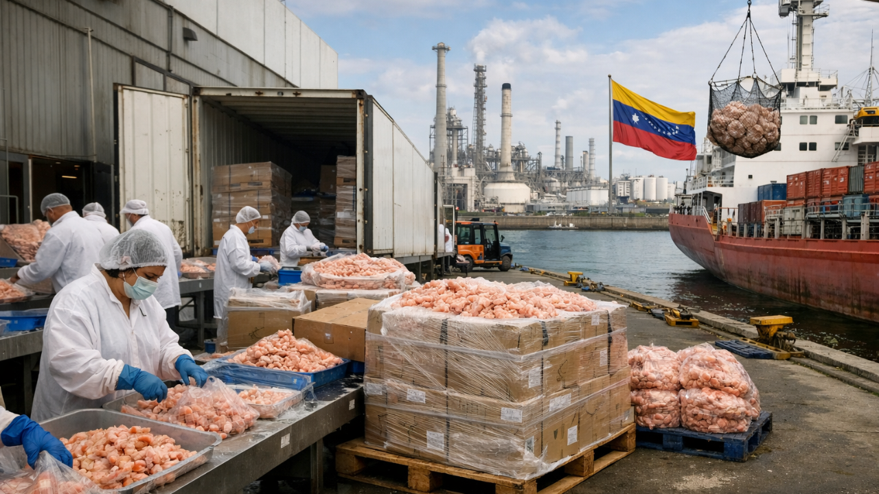 Venezuela, Hollanda’nın En Büyük Karides Tedarikçisi Oldu