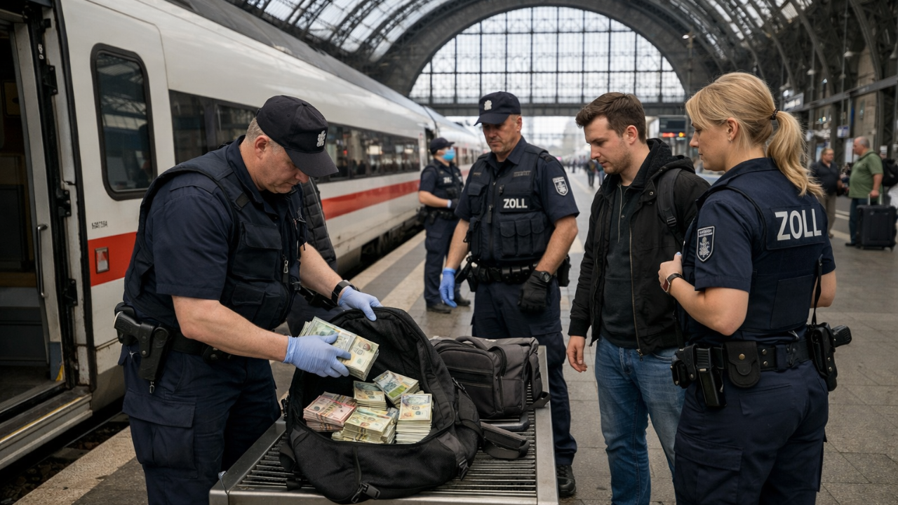 Alman Treninde 105 Bin Euro Şoku: Hollandalı Yolcu Dresden’de Nakit Parayla Yakalandı