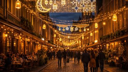 Belçika’da Bir İlk: Gent’te Ramazan Ayında İki Cadde Işıklandırılacak